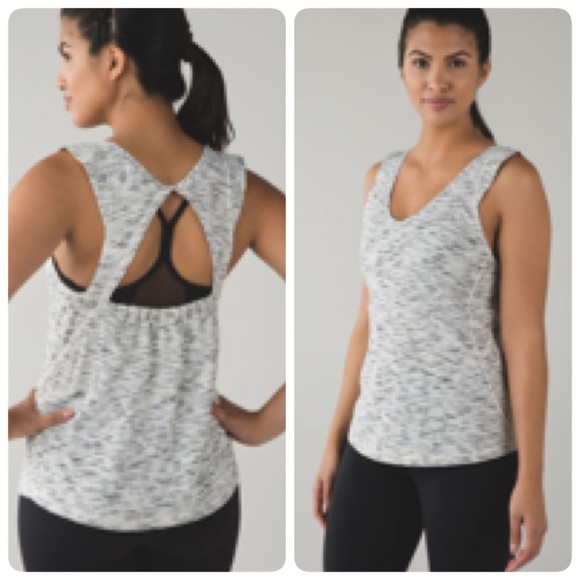 lululemon athletica Tops - Lululemon Sweat It Out Tank Tiger Space Dye